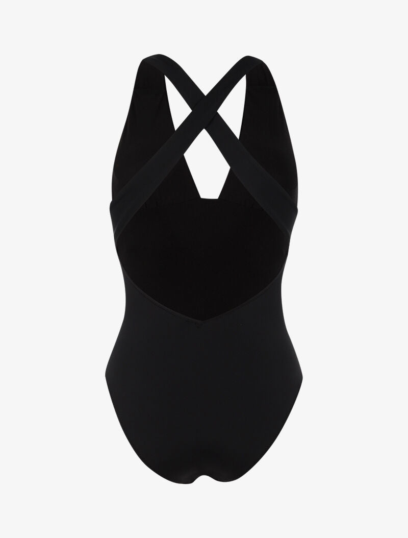 Monokini à décolleté profond - noir - 2