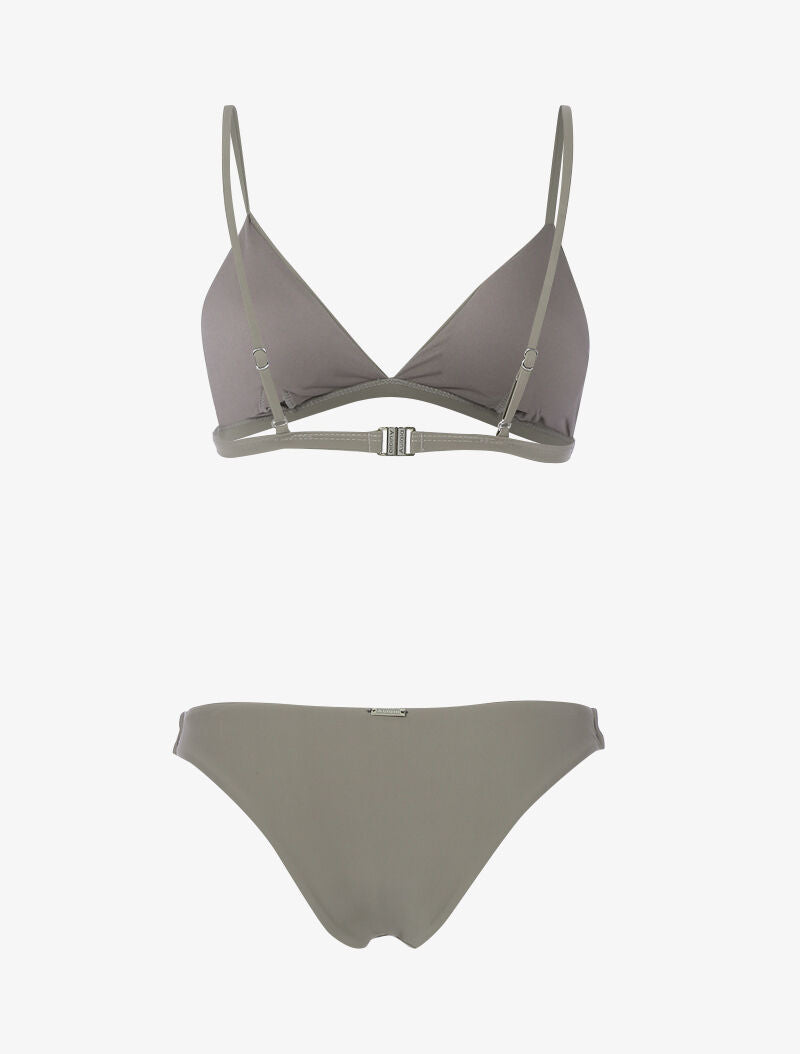 Bikini basique triangle - taupe - 2