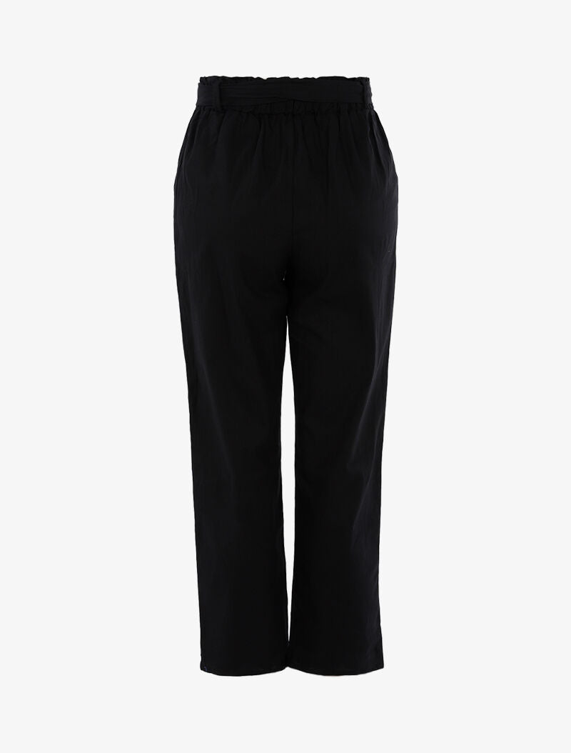 Pantalon ample effet toile - noir - 2