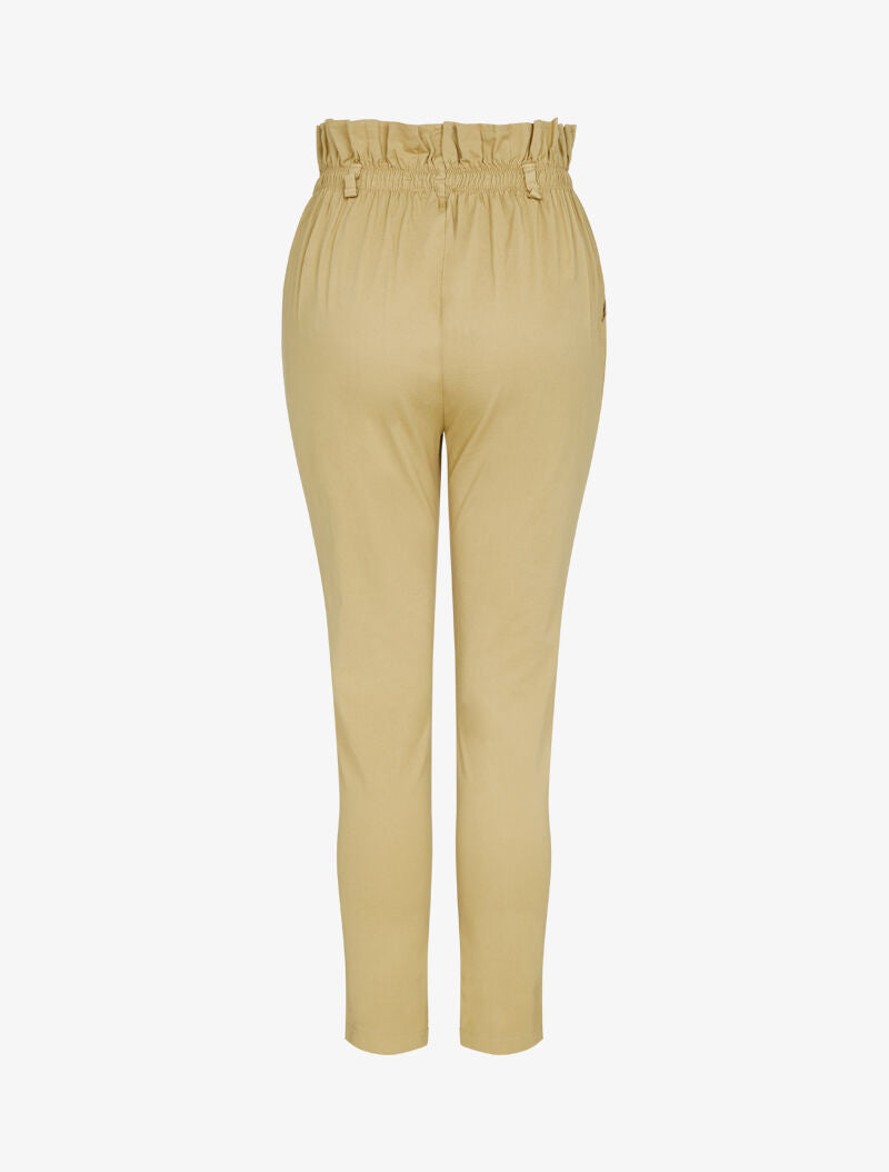 Pantalon uni coupe carotte - camel - 2