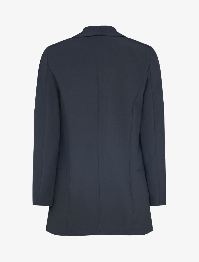 Blazer ouvert à fausses poches - noir - 2