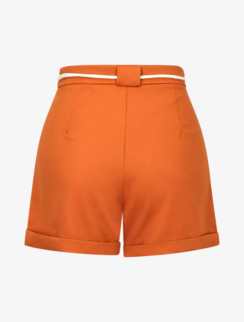 Short à grandes poches plaquées - orange - 2