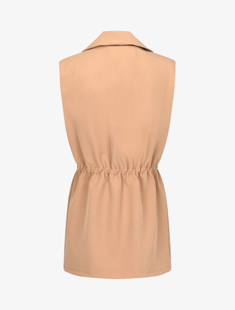 Blazer cintrée stylisée - taupe - 2