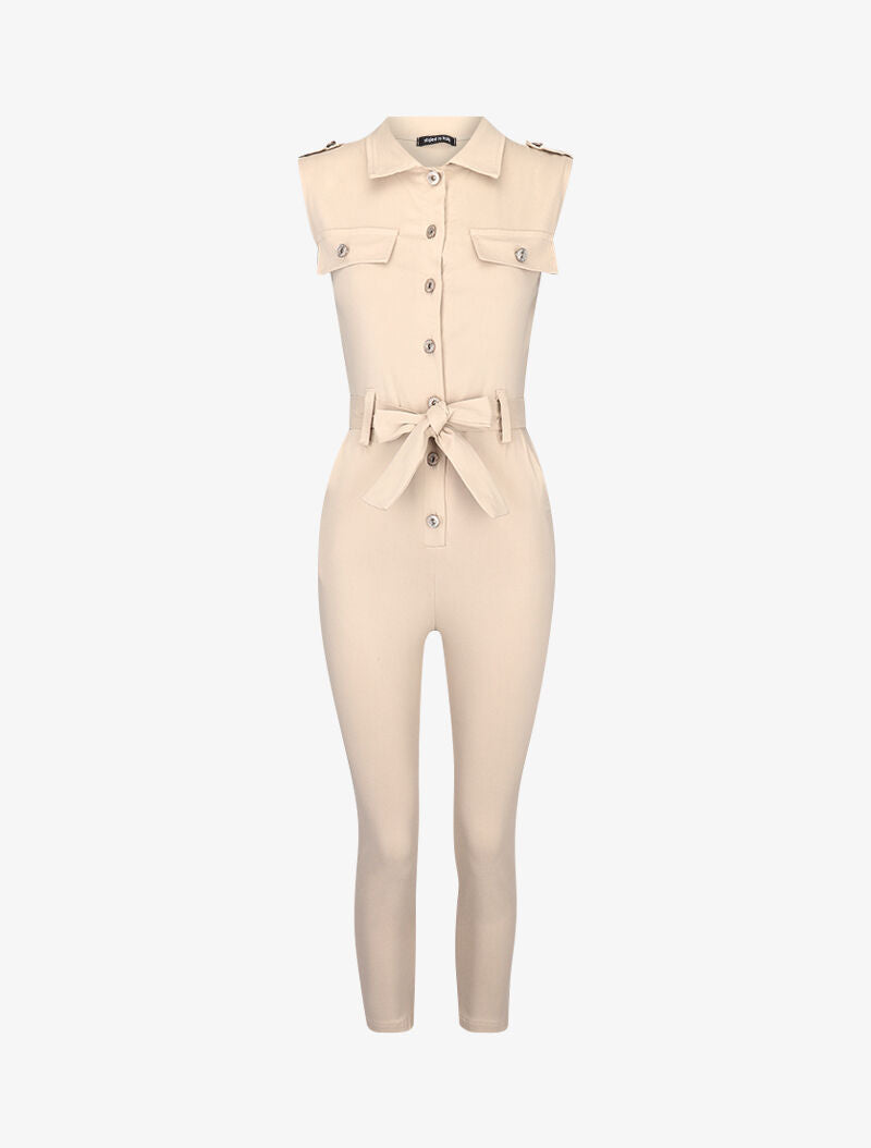 7/8-Kombination im Safari-Stil - beige