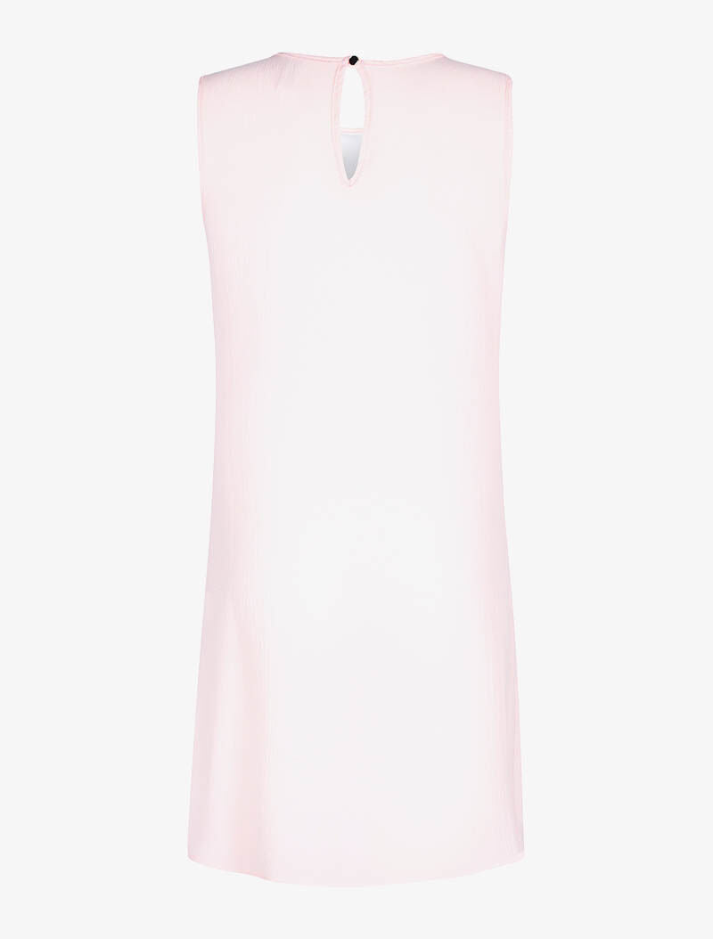 Robe drapés superposés - rose - 2