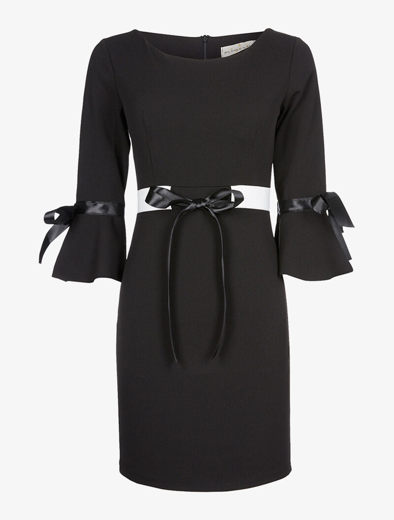 Robe à ruban - noir - 3