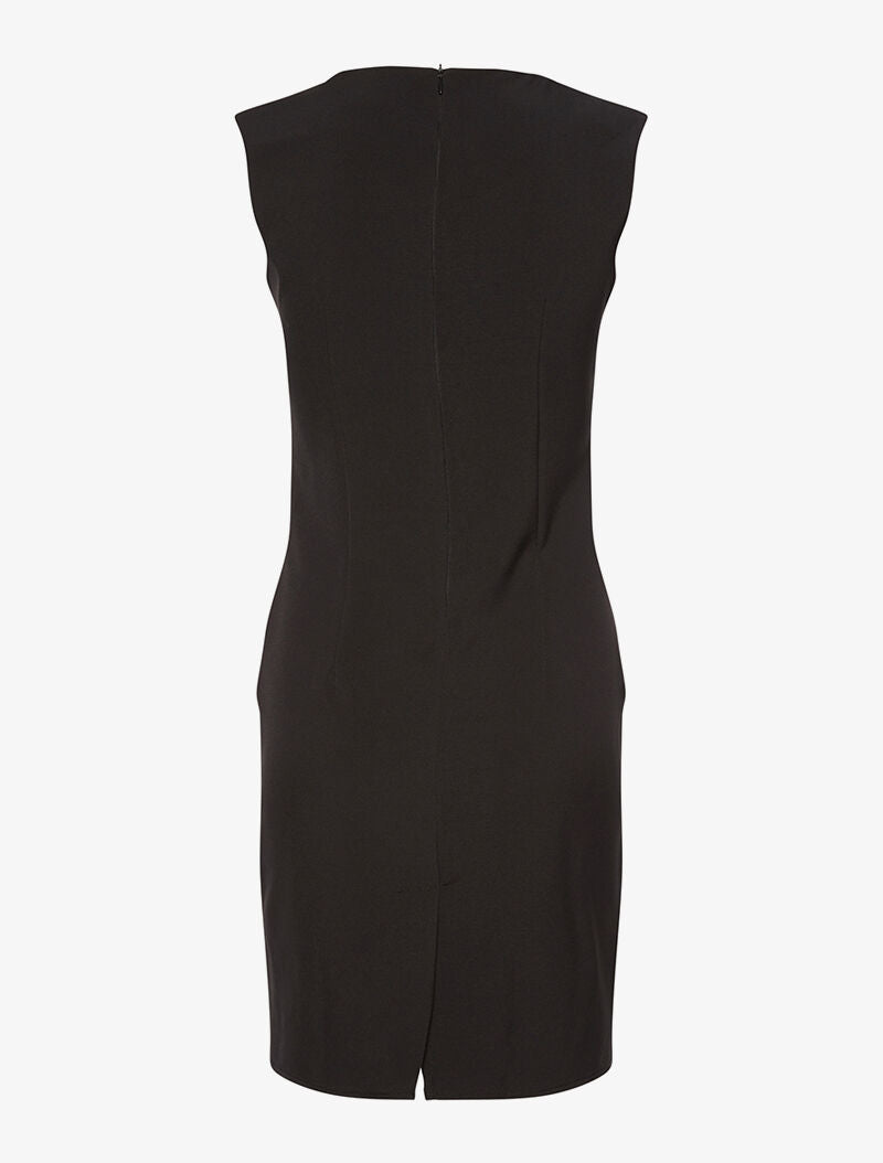 Robe bandes contrastées - noir - 5
