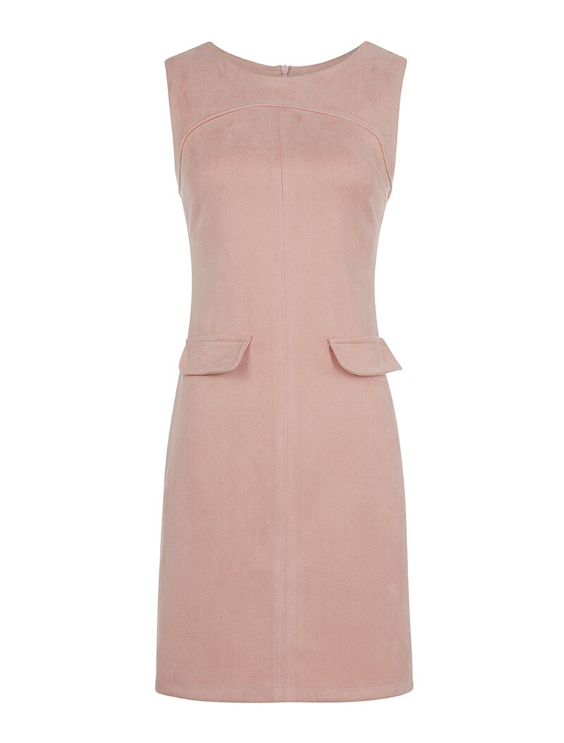 Robe daim trompe l&