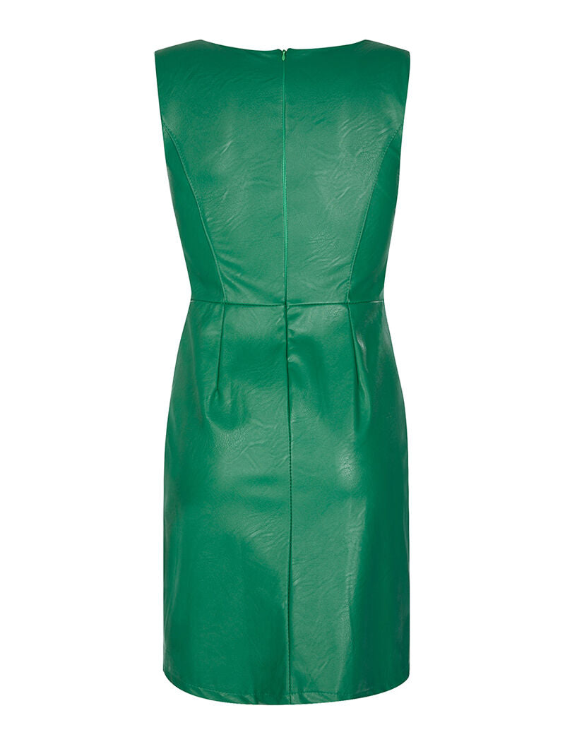 Robe simili à zips - vert - 2