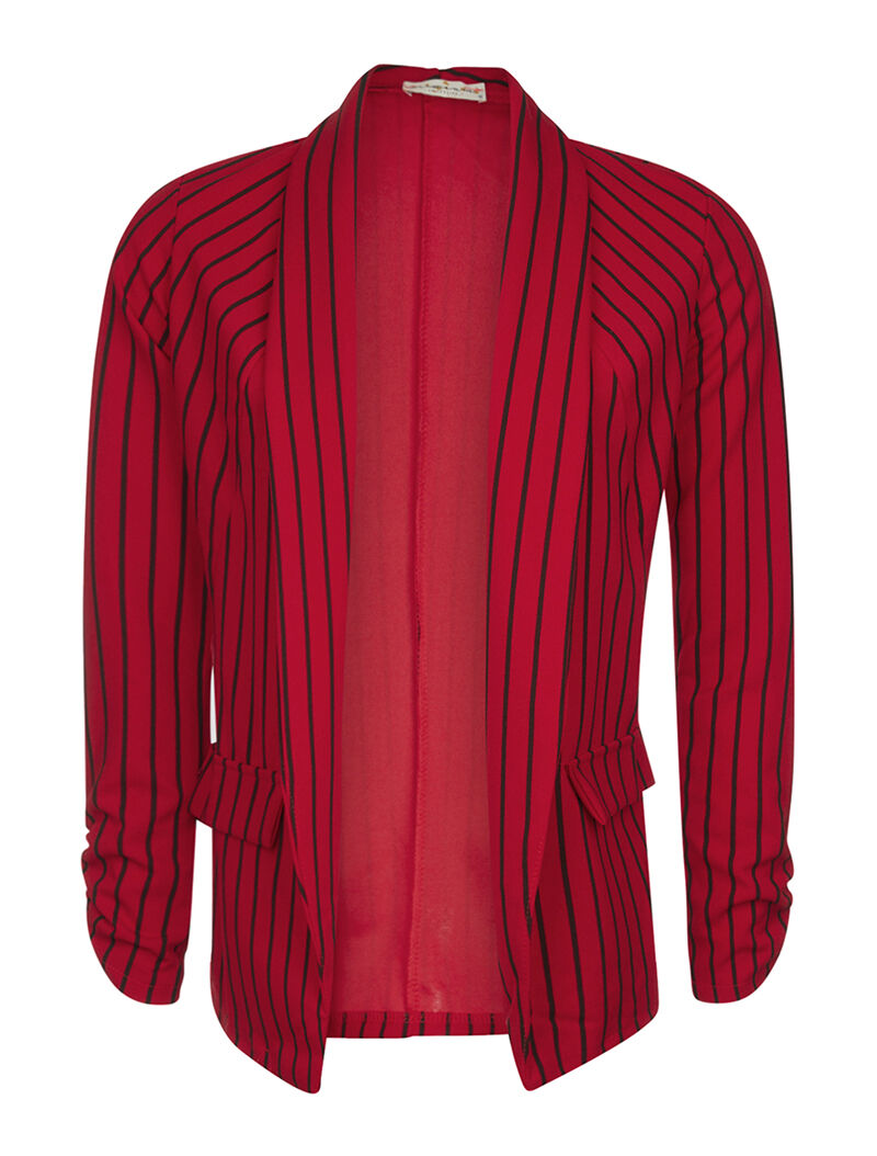 Blazer à lignes - bordeaux - 1