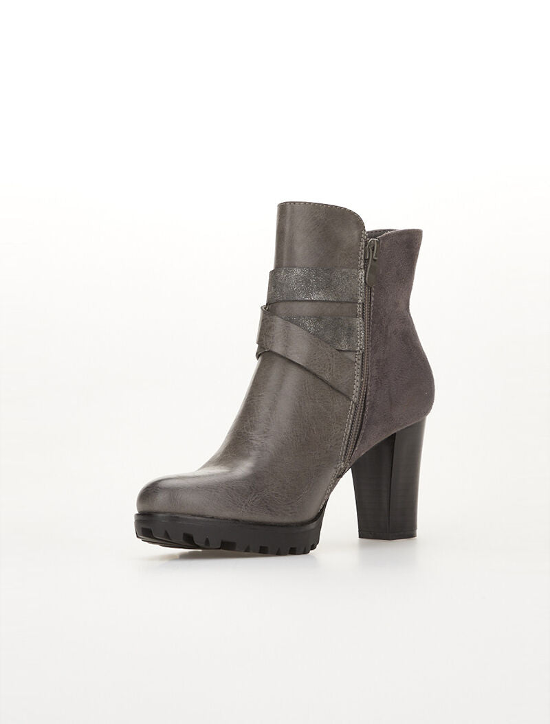 Boots dos suédine - gris foncé - 3