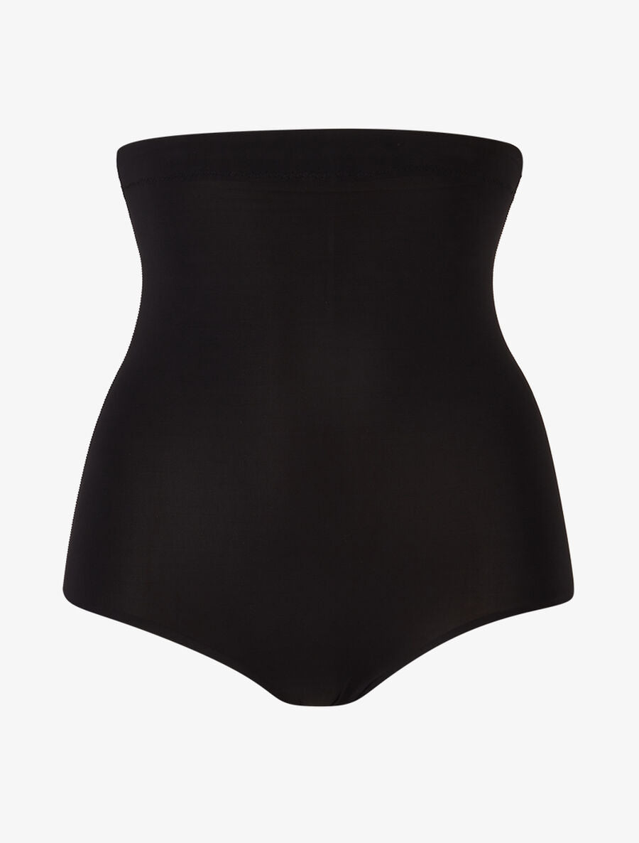 Culotte gainante unie - Noir - 1