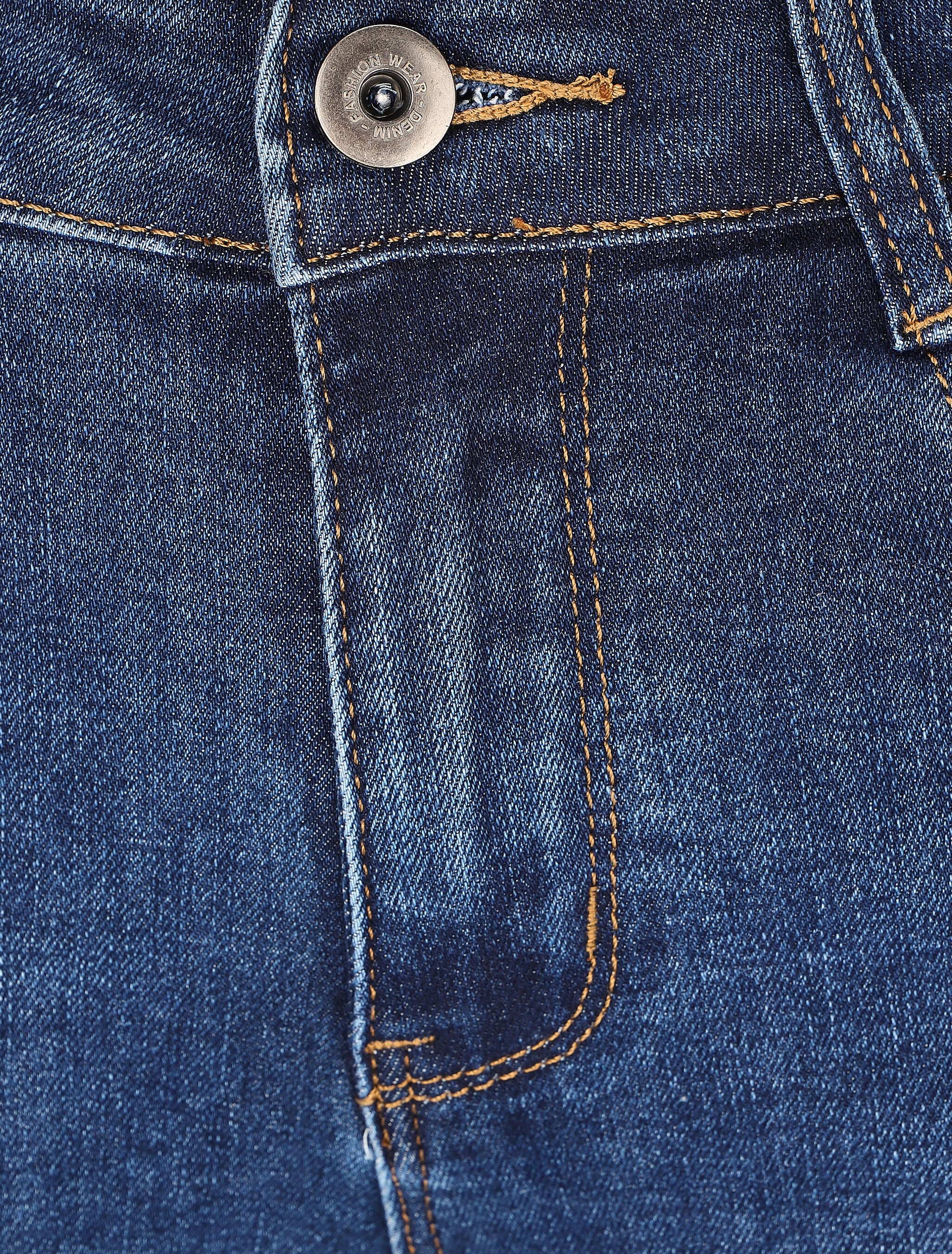 Jean push up coupe flare - Bleu - 3