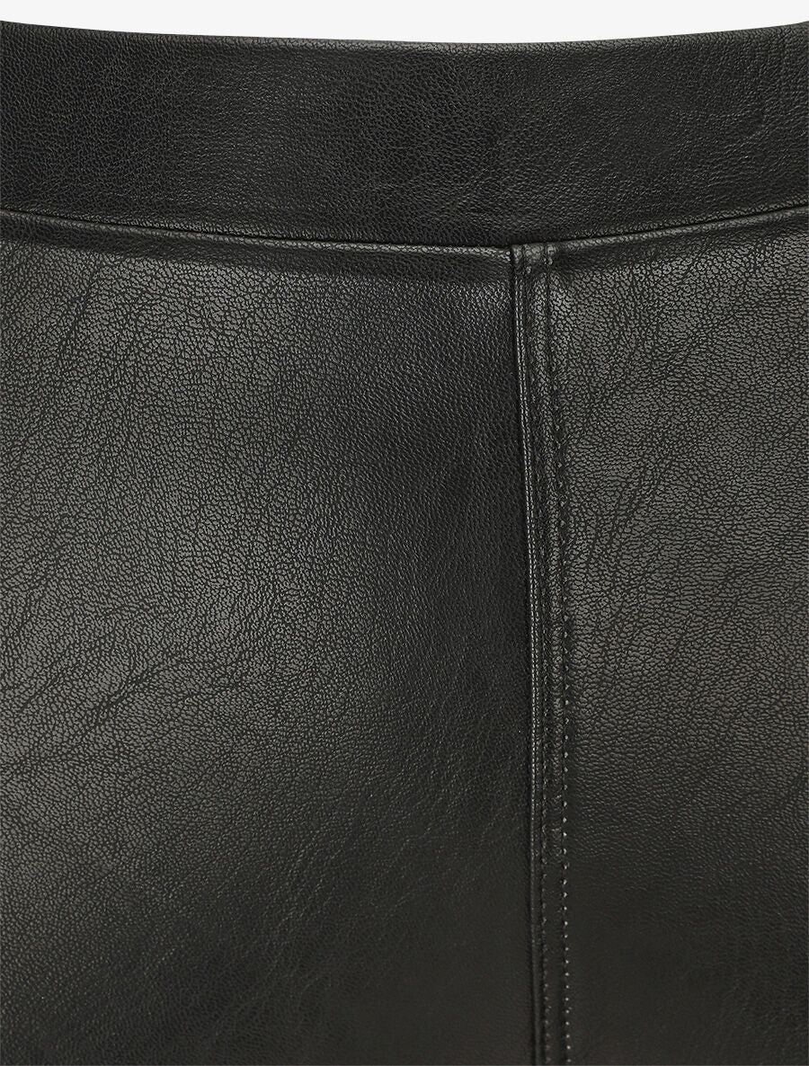 Legging en simili taille standard - Noir - 3