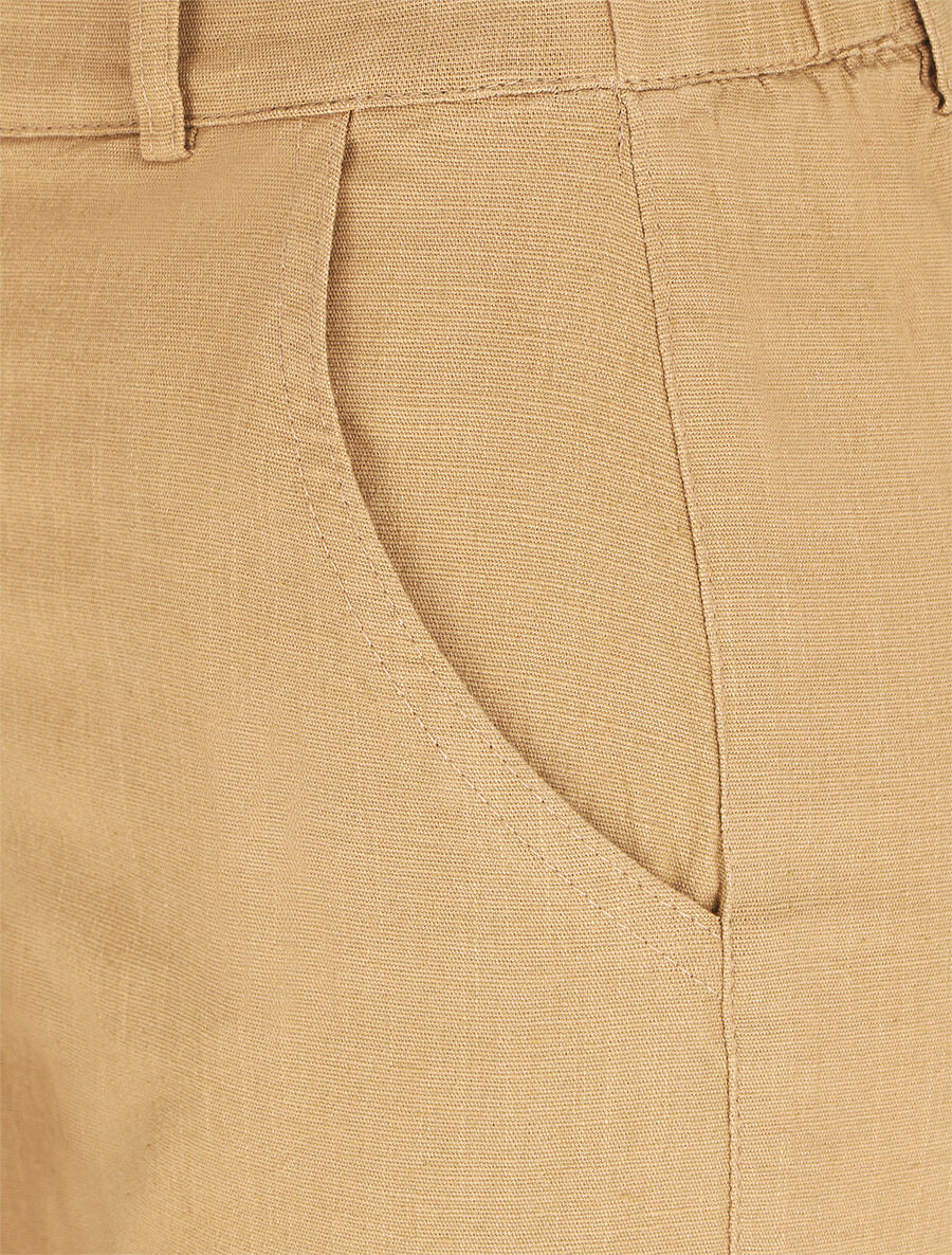 Pantalon cargo à liens - Taupe - 3