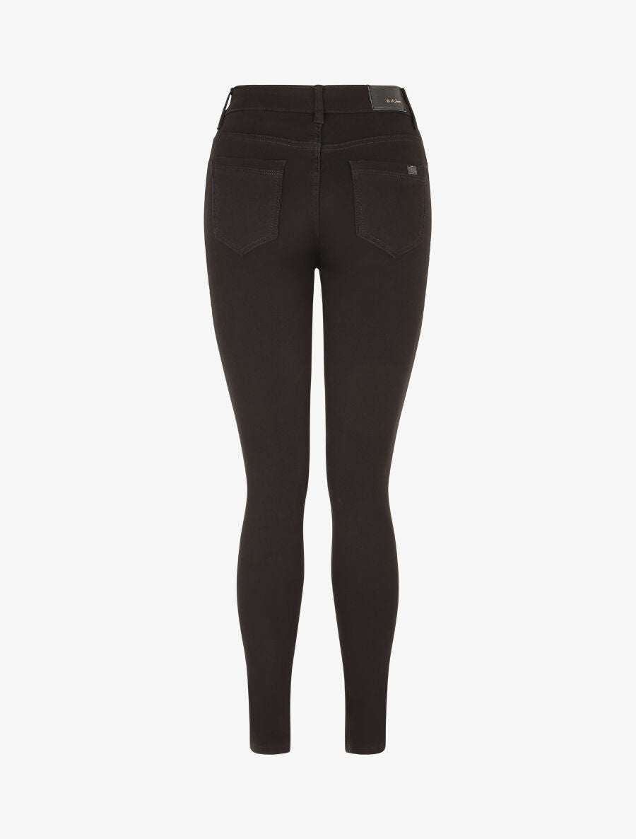 Jean uni coupe slim - Noir - 2