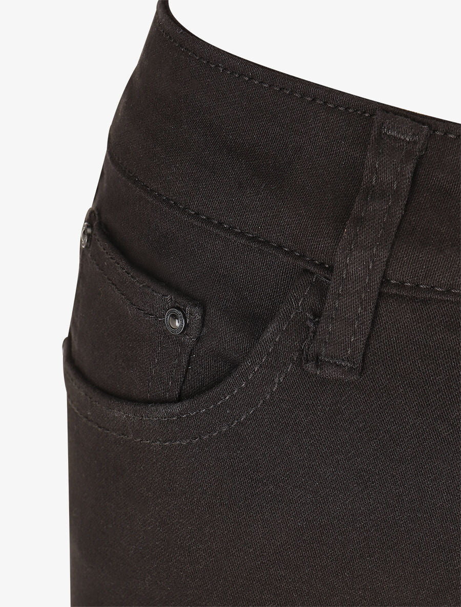 Jean uni coupe slim - Noir - 3