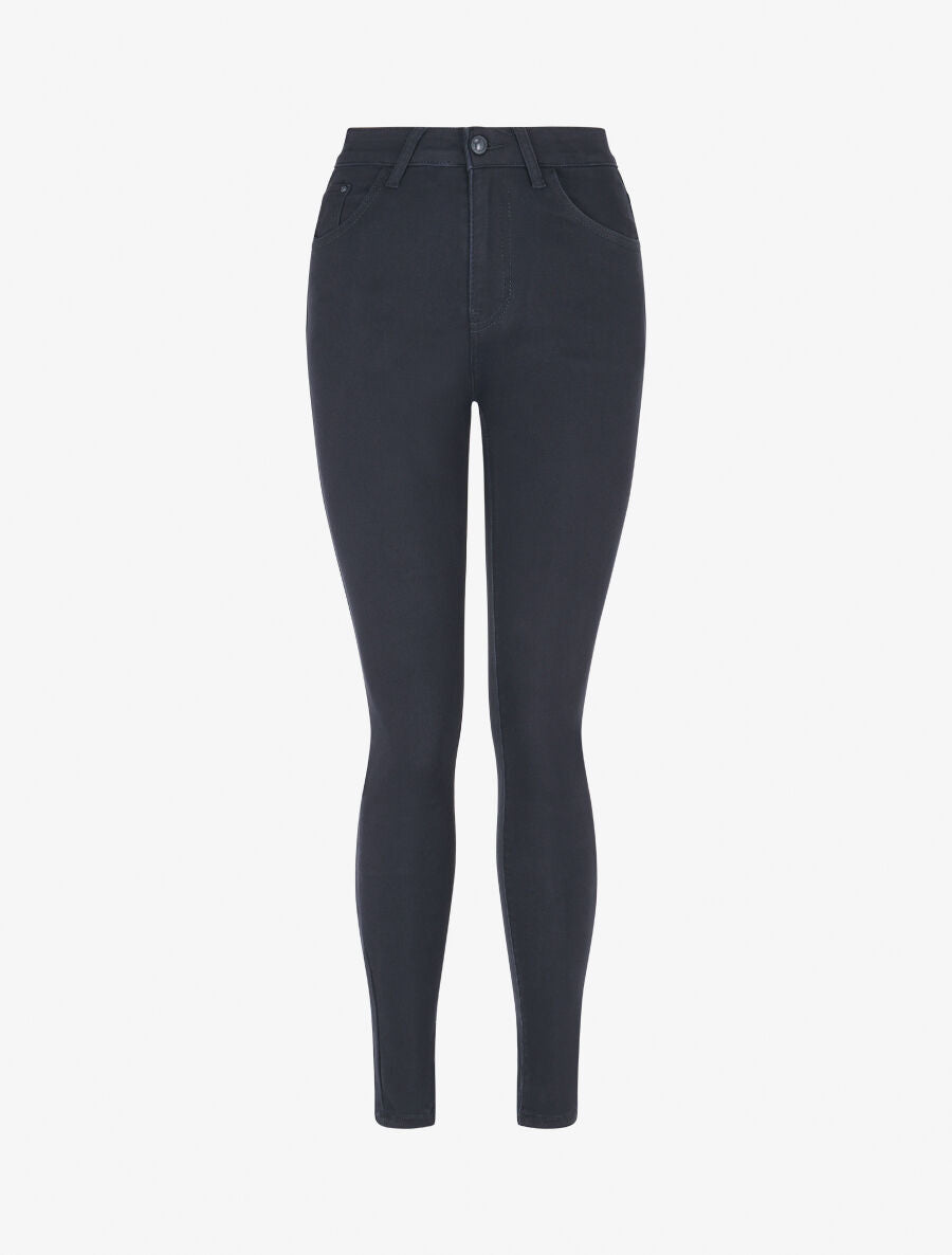 Jean uni coupe slim - Marine - 5