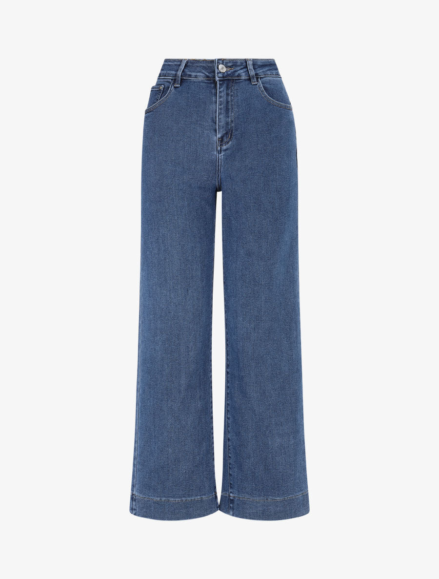 Jean wide leg basique - Denim - 4