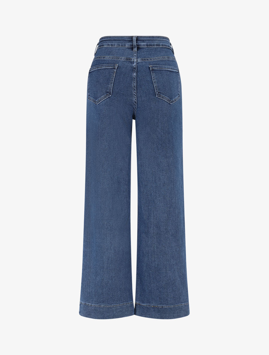 Jean wide leg basique - Denim - 2