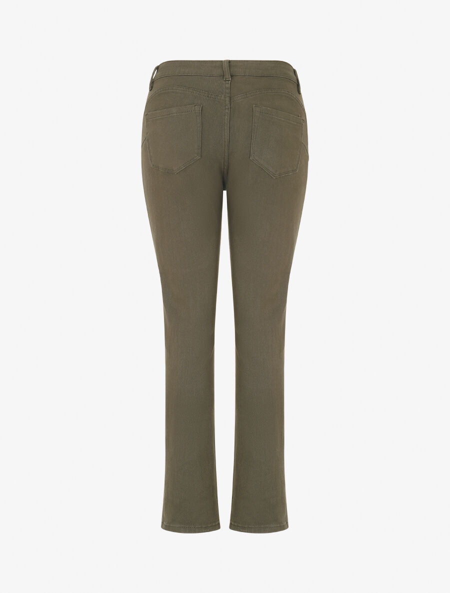 Jean push up coupe droite - Kaki - 2