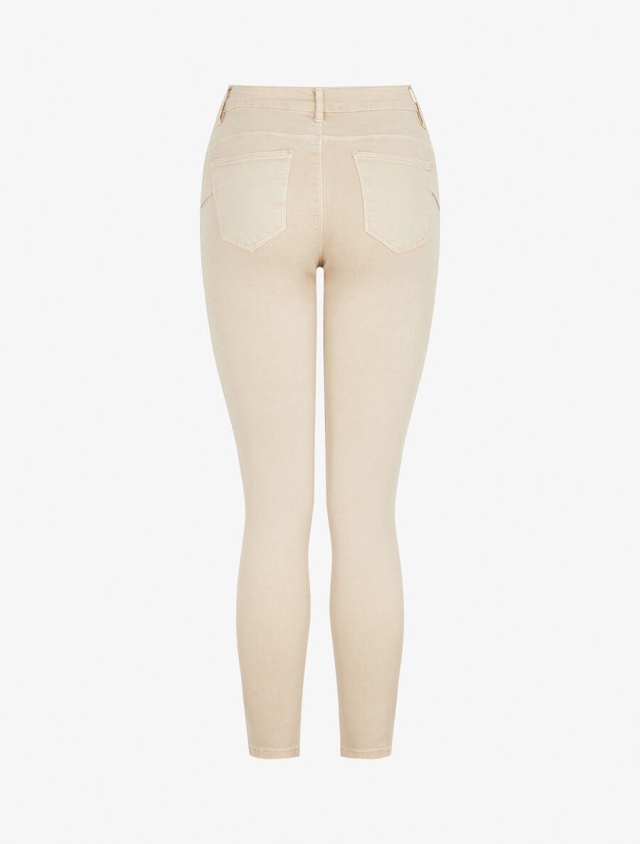 Jean uni standard coupe slim - Beige - 2