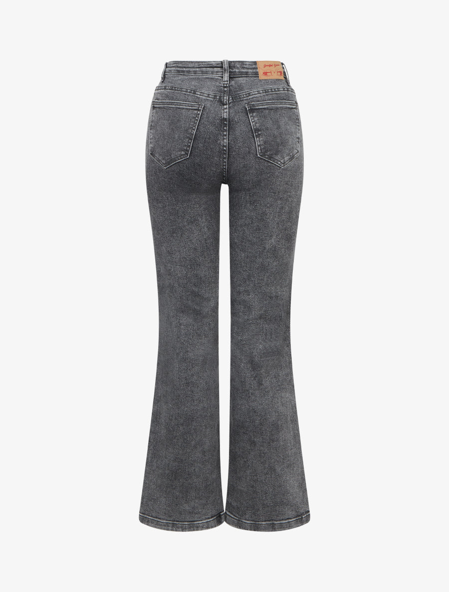 Jean standard coupe droite - Gris - 2