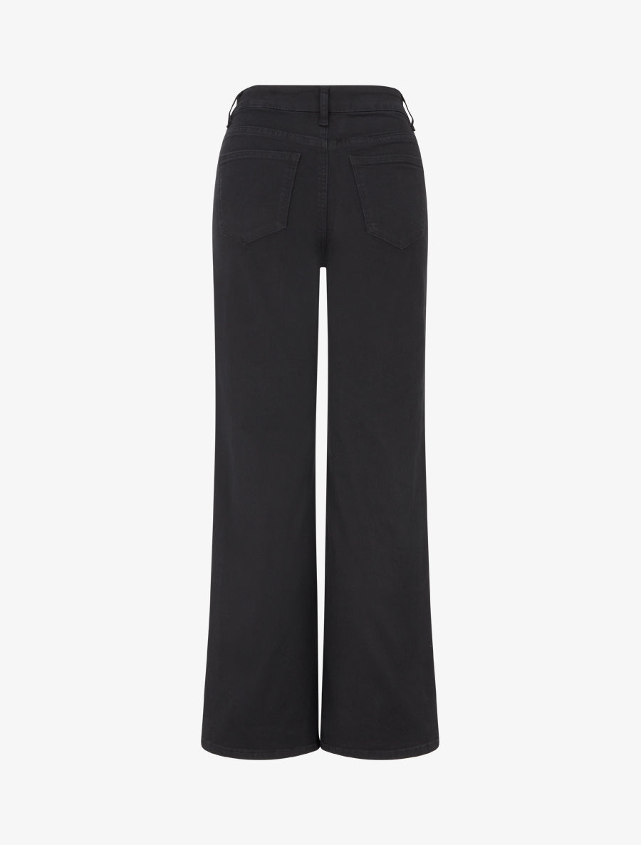 Jean coupe droite à 4 poches - Noir - 2