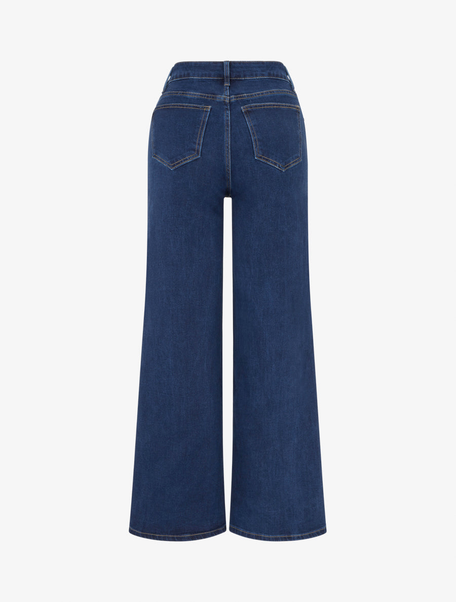 Jean standard wide leg - Bleu - 2