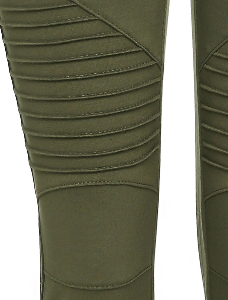 Legging à cuisses stylisées - Kaki - 3