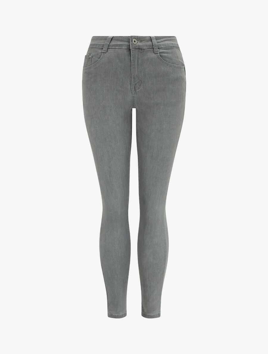 Jean push up classique - Gris - 1