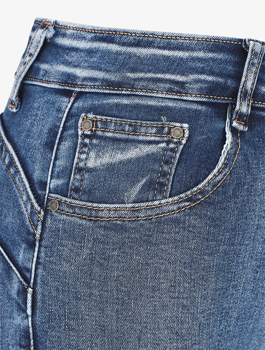 Jean slim push-up - Bleu - 3