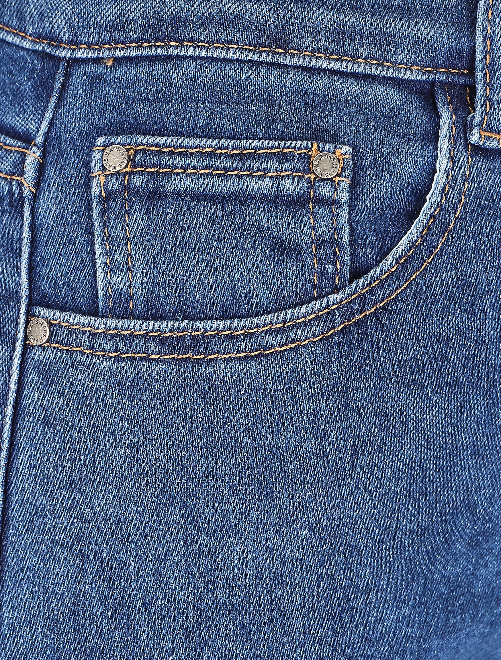Jean mom fit à revers - Bleu - 3