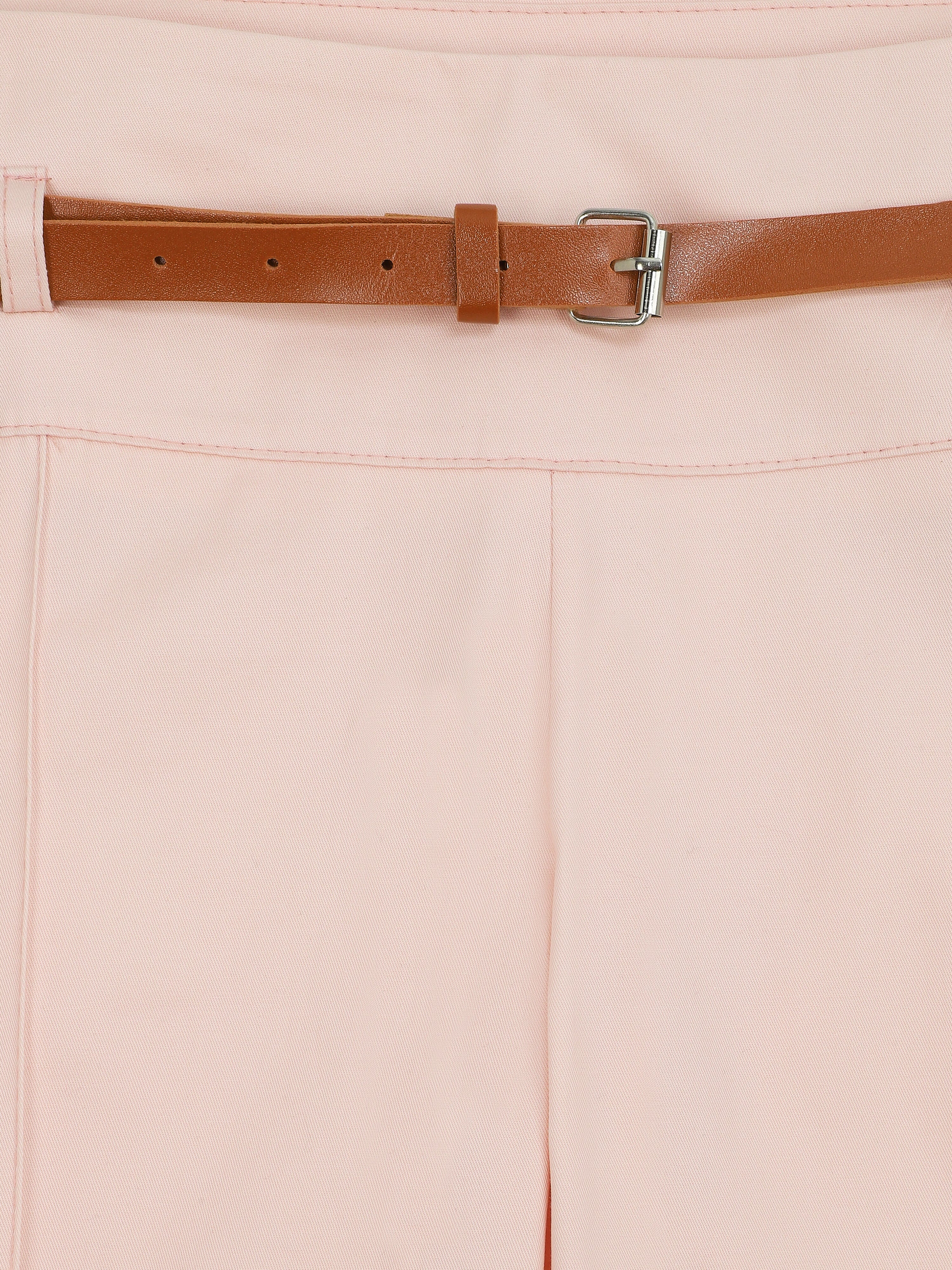 Pantalon slim taille haute - Rose - 3