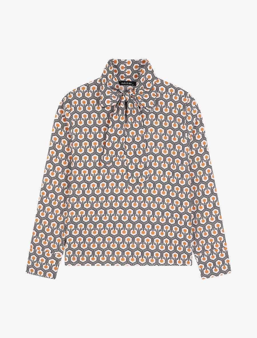 Blouse imprimé nid d&
