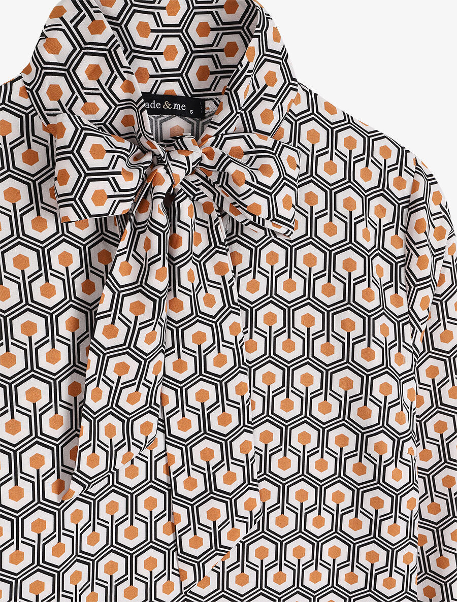 Blouse imprimé nid d&