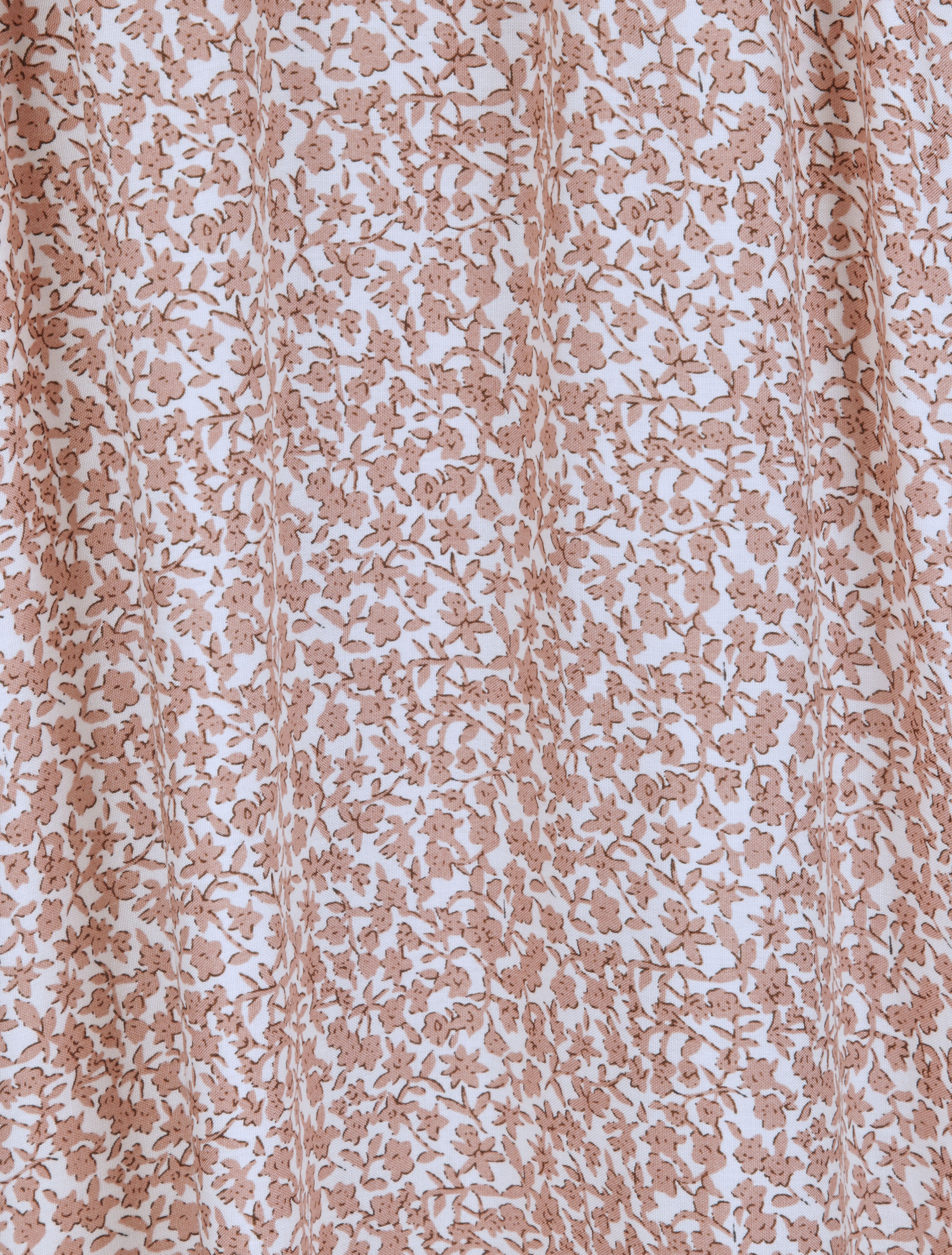 Robe longue à imprimé pivoines - Blanc - 4