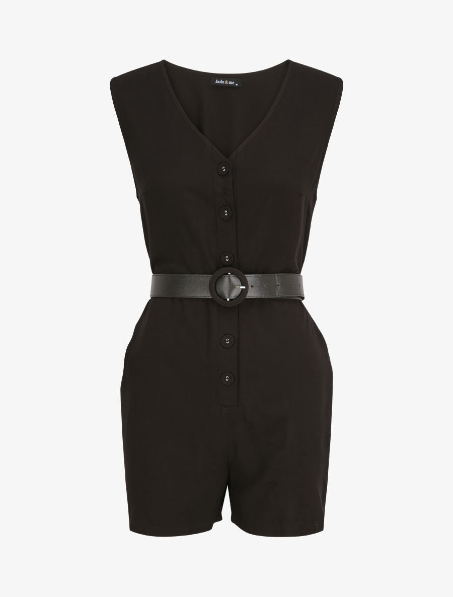 Combishort fluide - Noir - 1