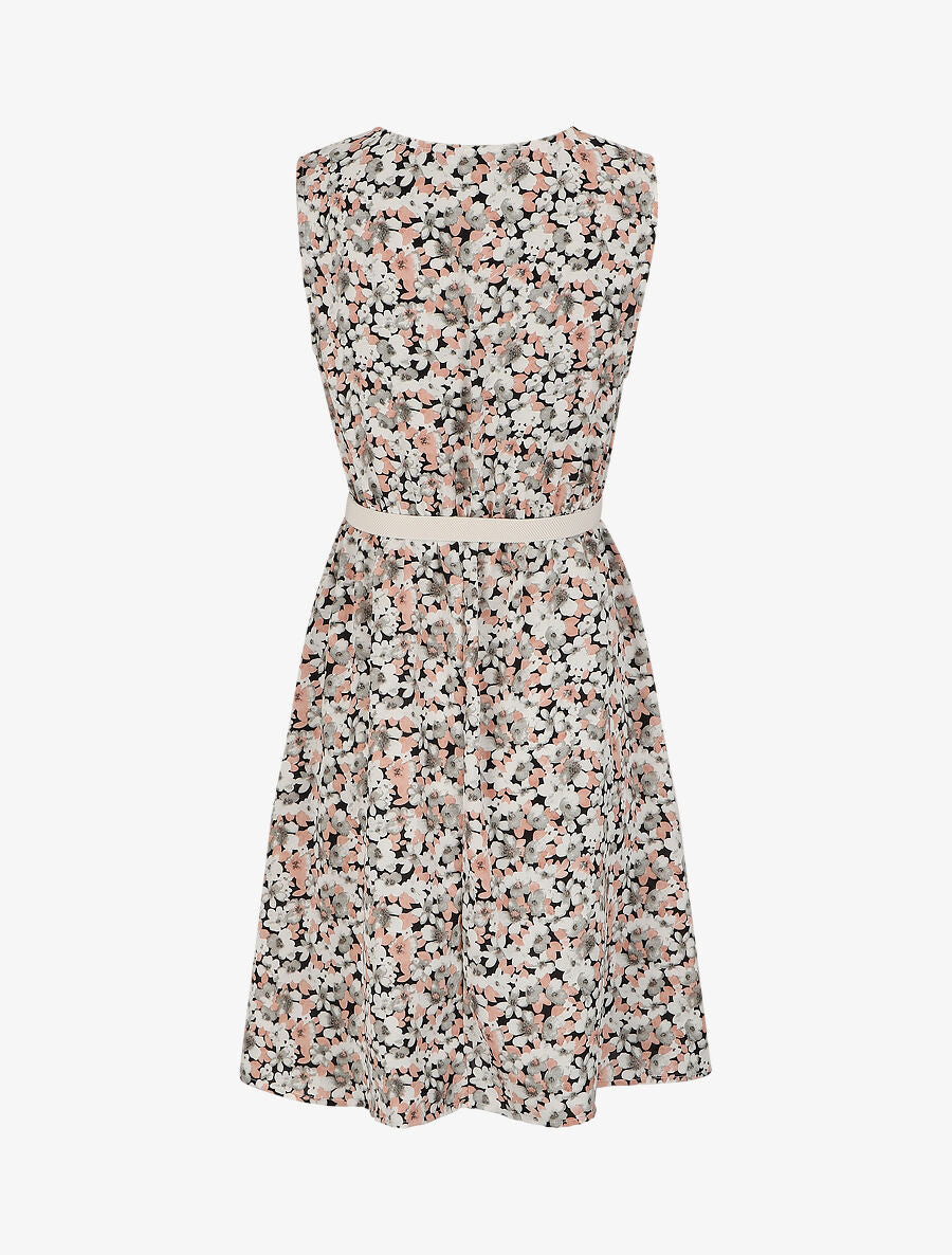 Robe patineuse imprimé fleurs d&
