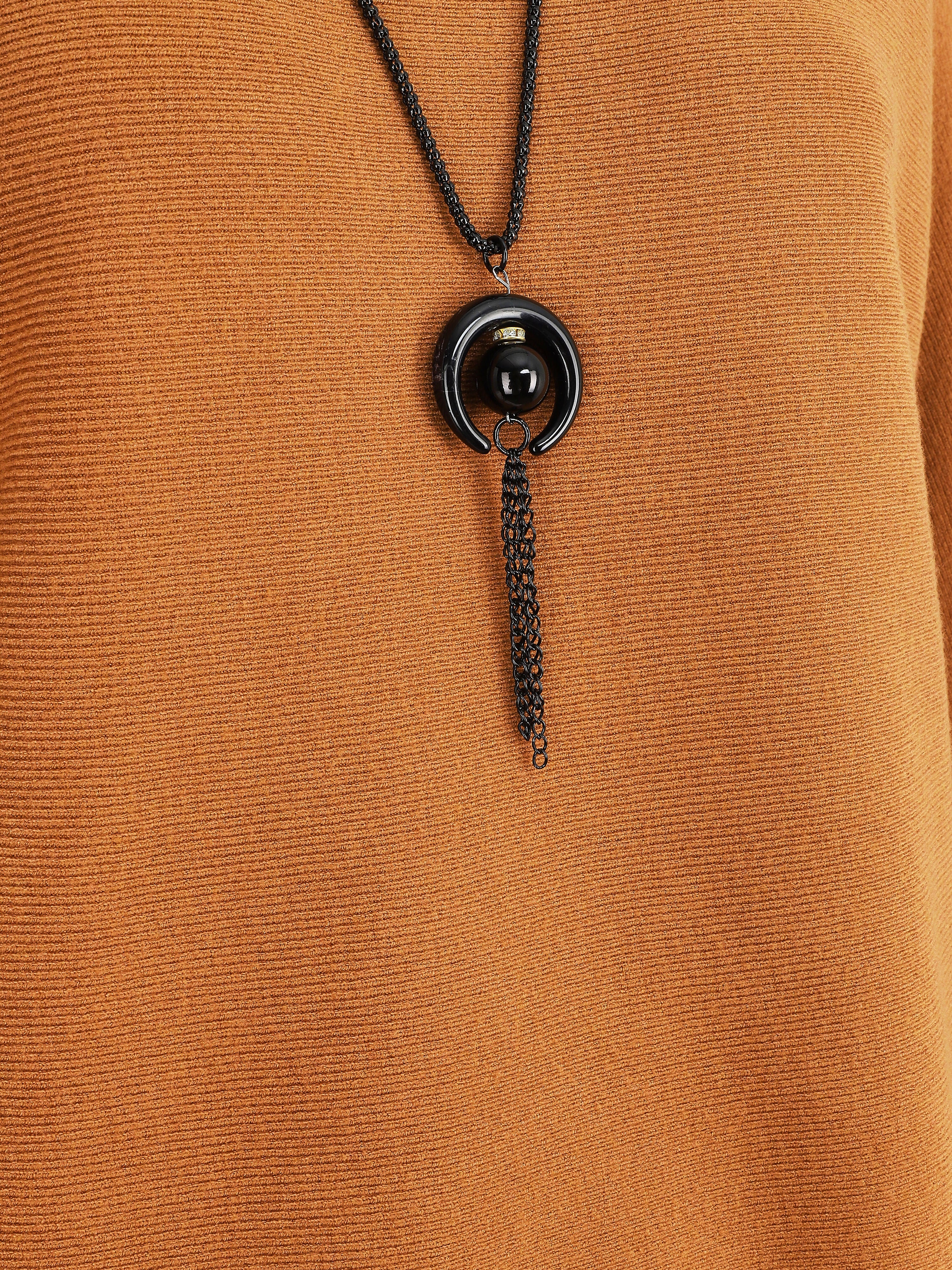 Pull uni col bateau - Camel - 3
