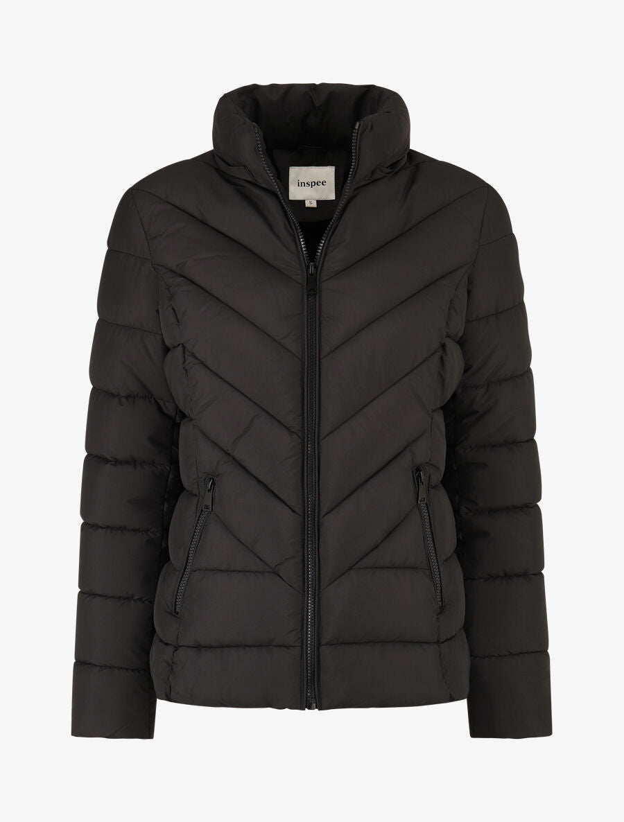 Doudoune à fourrure synthétique - Noir - 4