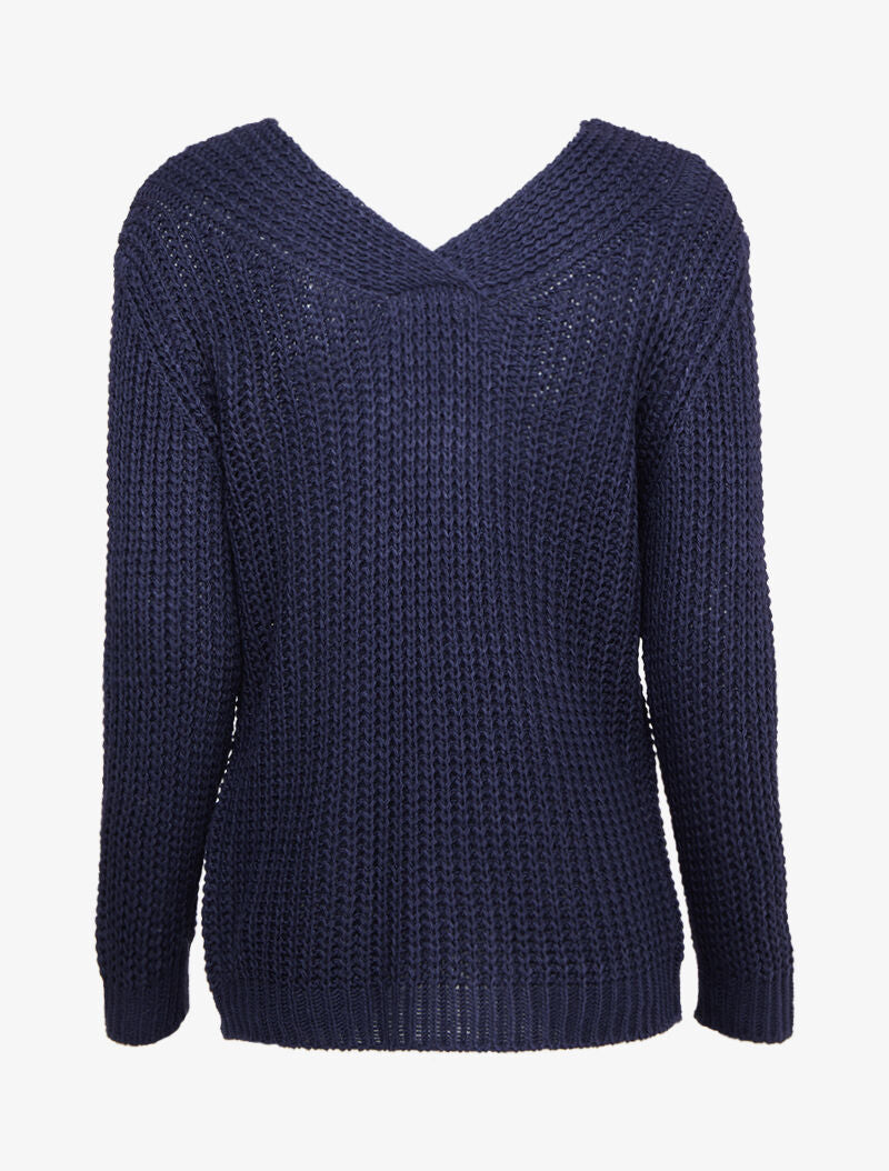 Pull en maille épaisse à détail tressé à l&