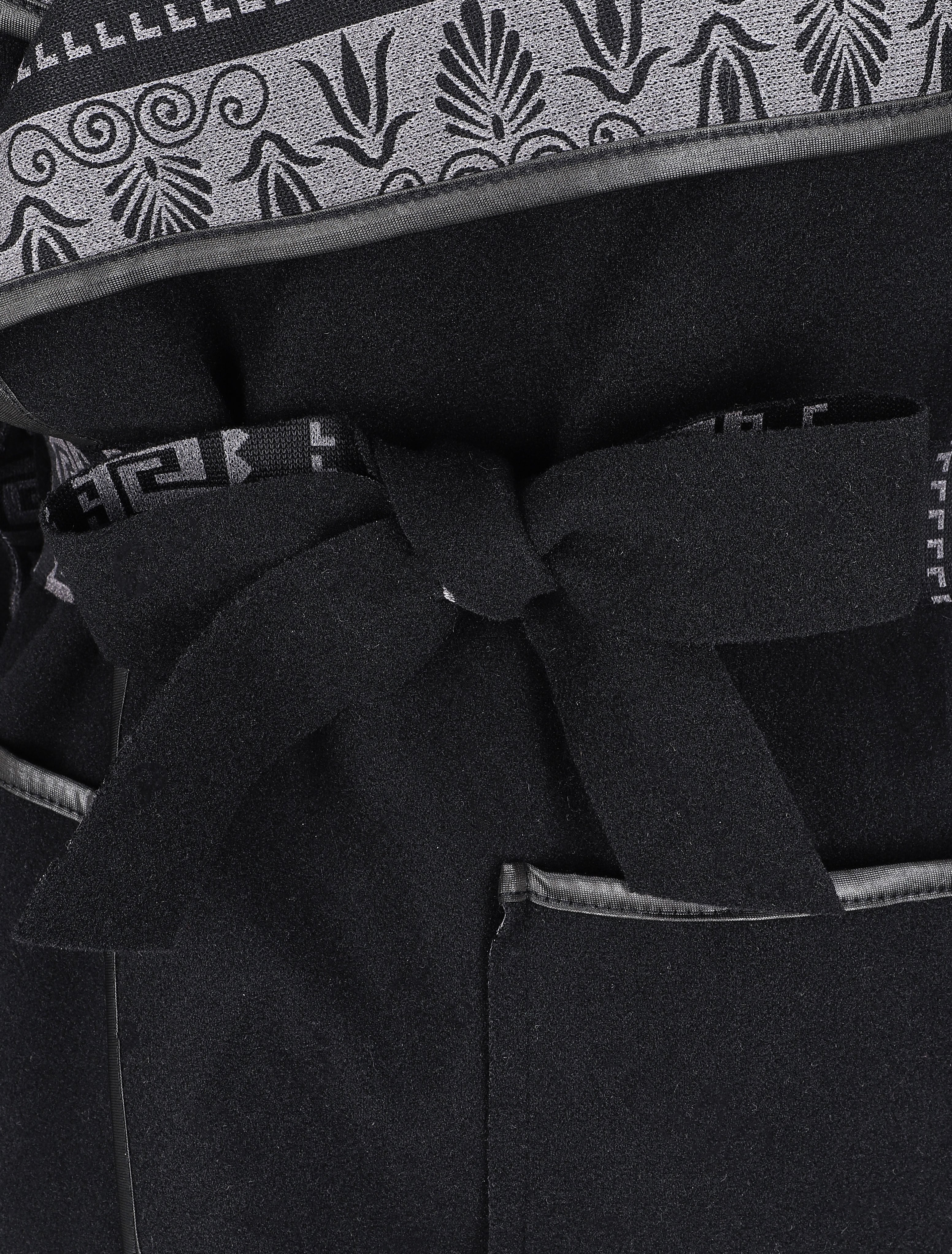 Manteau à col châle imprimé aztèques - Noir - 3