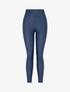 Legging skinny en simili - Bleu - 1