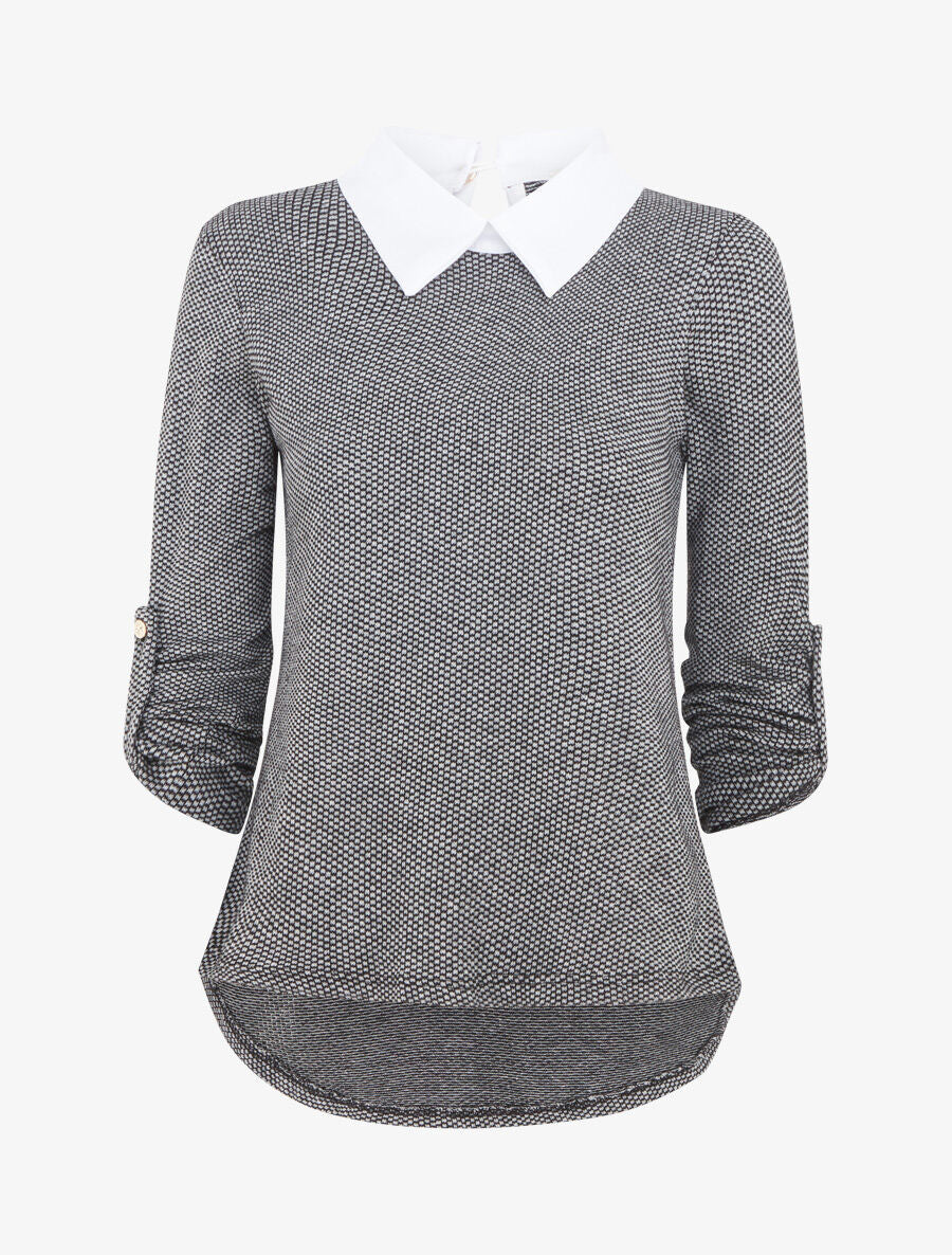 Hemdkragen Pullover Einsatz Kragen Abnehmbarer Kragen, Halbhemd