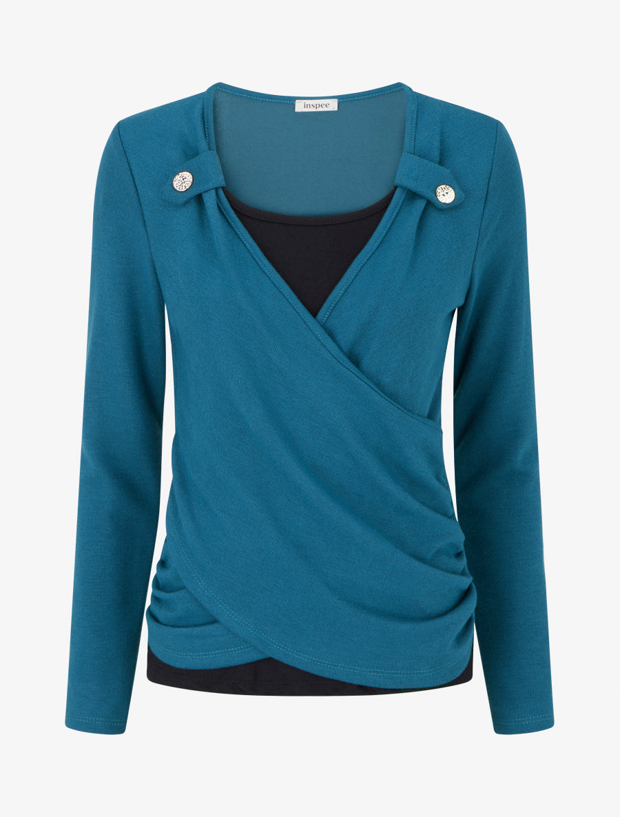 Pull fin trompe-l&