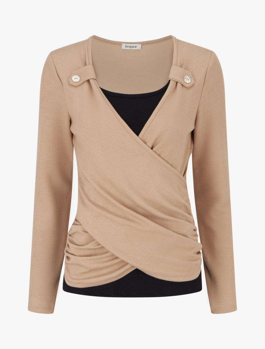 Pull fin trompe-l&