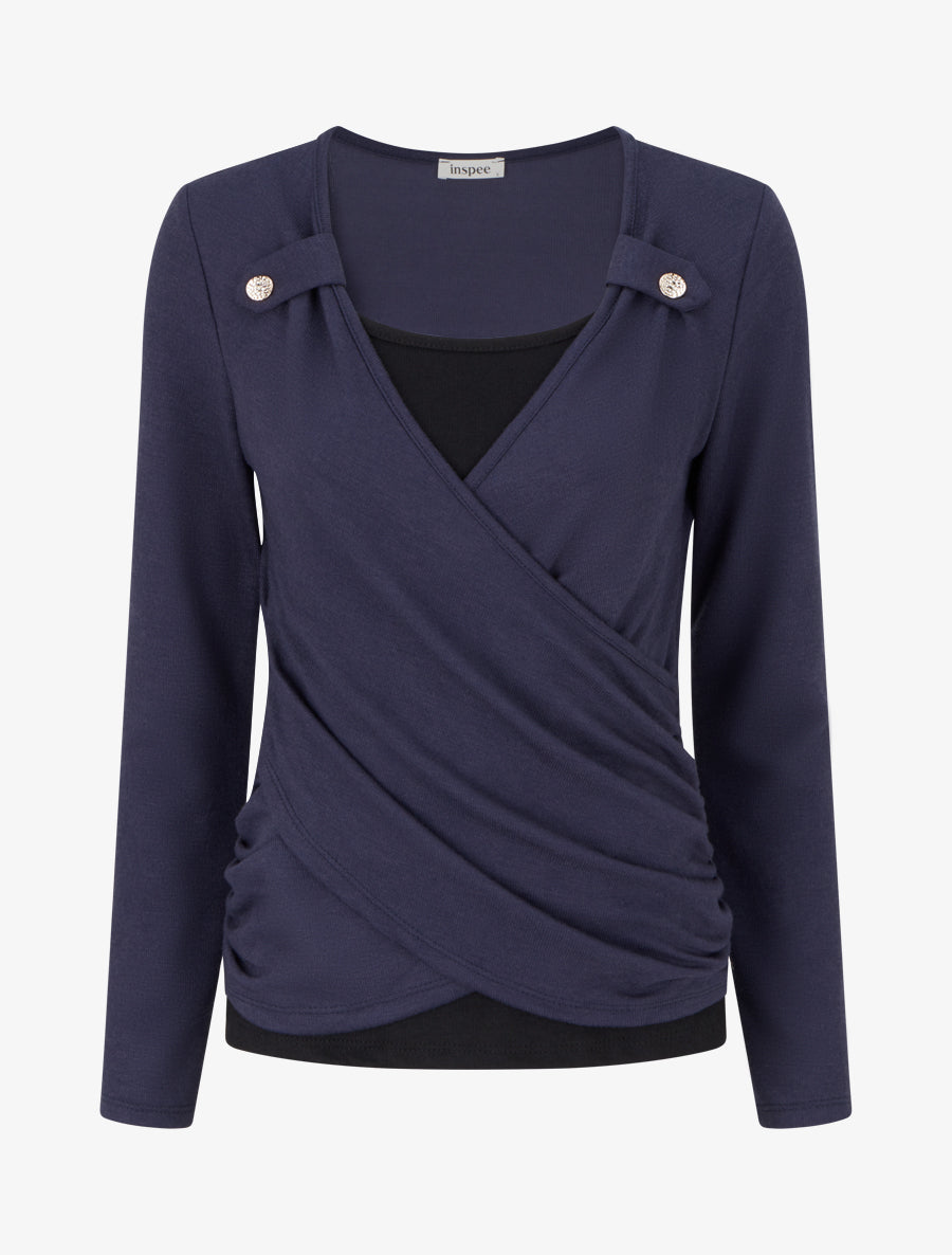 Pull fin trompe-l&