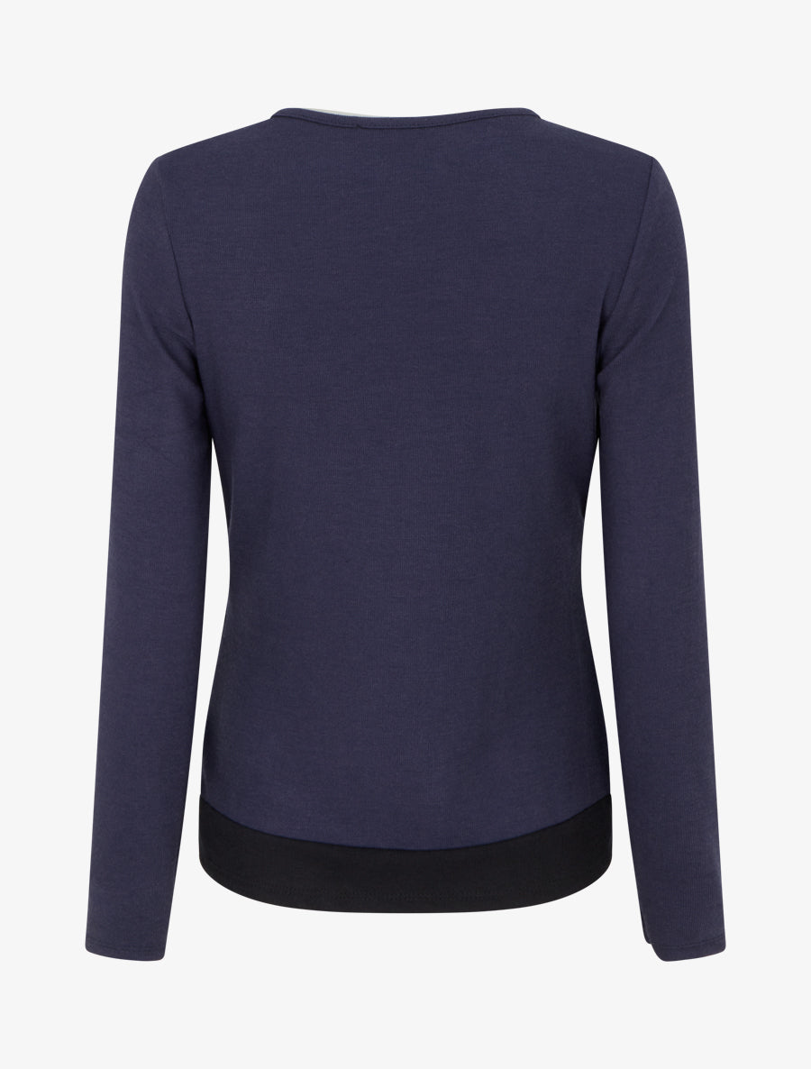 Pull fin trompe-l&