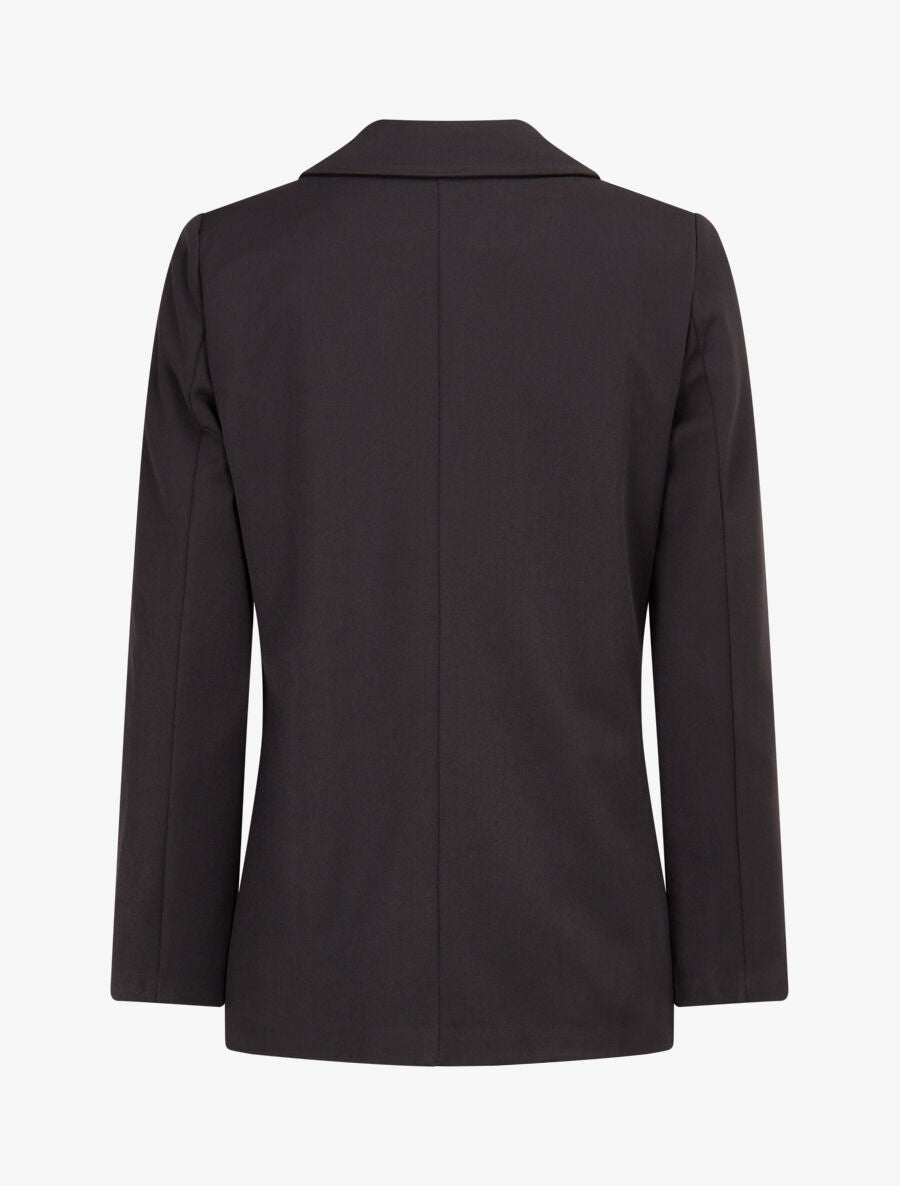 Veste basique cintrée à 2 boutons - Noir - 2